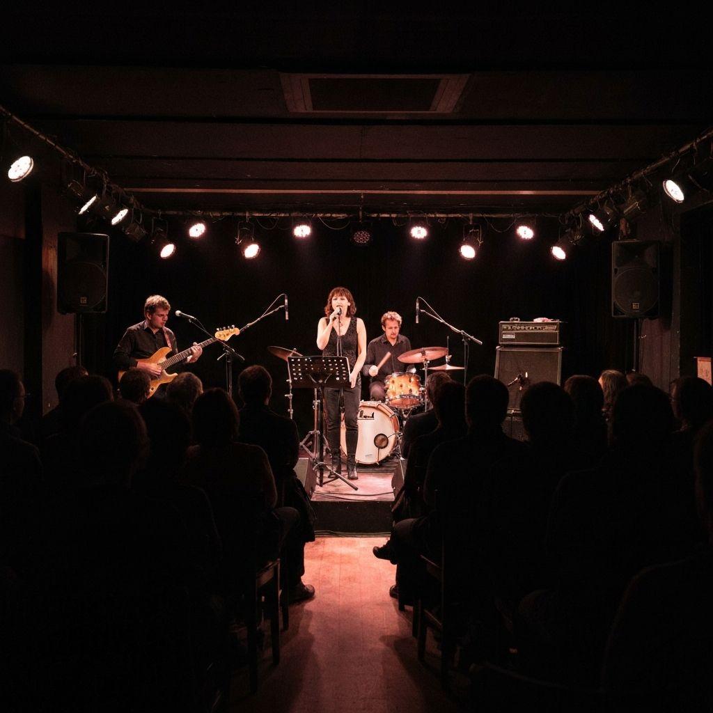 Birthday celebration with live music